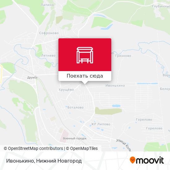 Карта Ивонькино