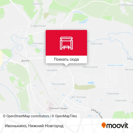 Карта Ивонькино