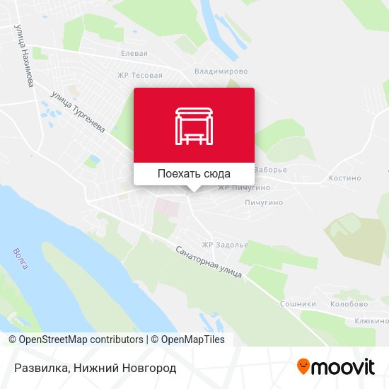 Карта Развилка