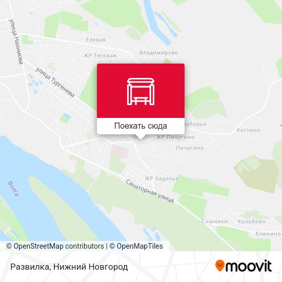 Карта Развилка