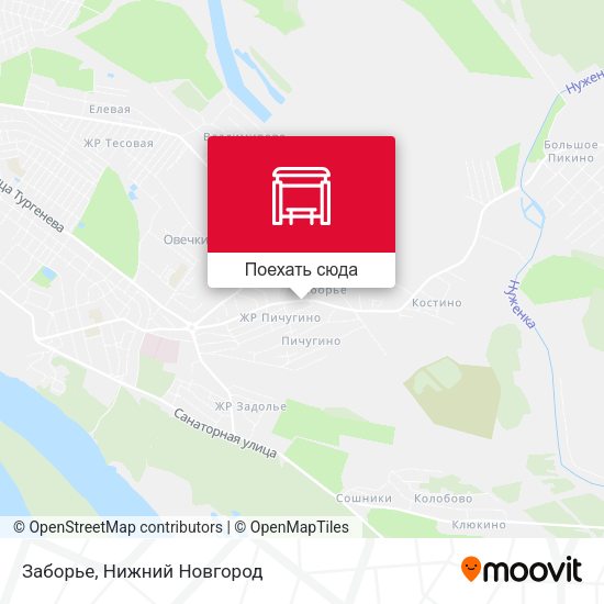Карта Заборье