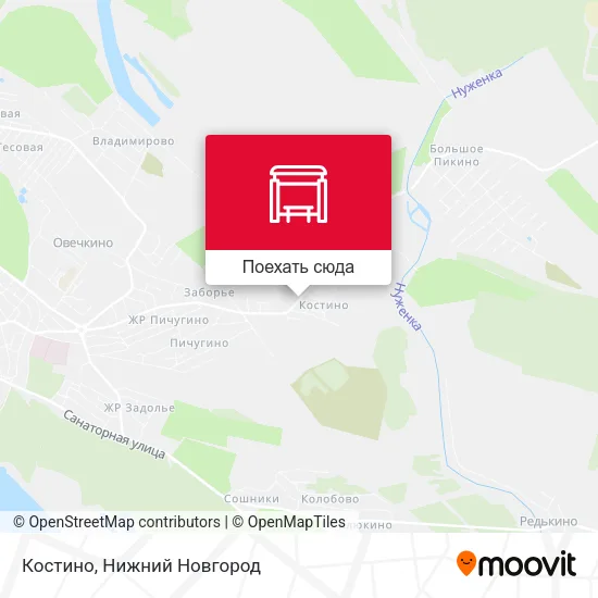 Карта Костино