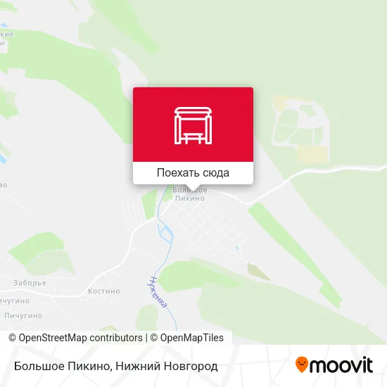 Карта Большое Пикино