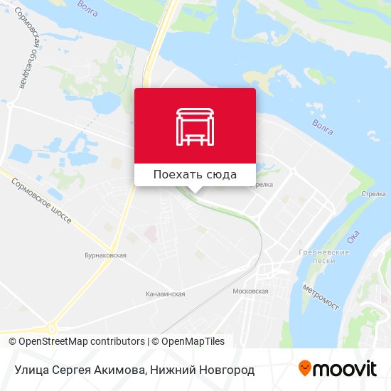 Карта Улица Сергея Акимова