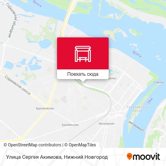 Карта Улица Сергея Акимова