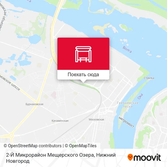 Карта 2-Й Микрорайон Мещерского Озера