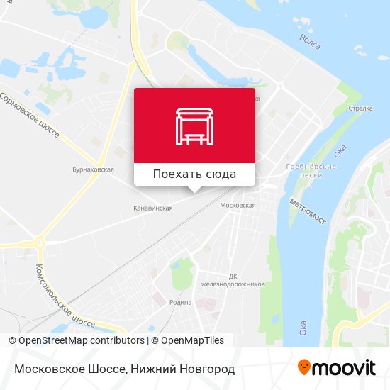Карта Московское Шоссе