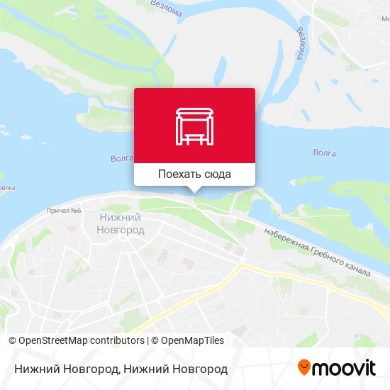 Карта Нижний Новгород