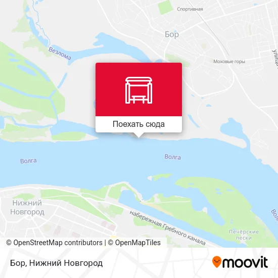 Карта Бор