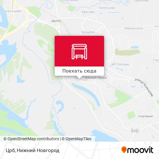 Карта Црб