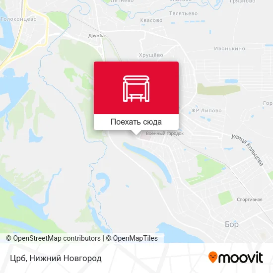 Карта Црб