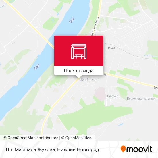 Карта Пл. Маршала Жукова