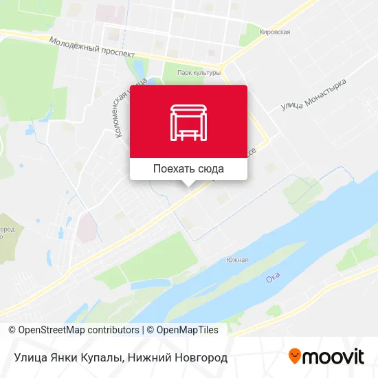 Карта Улица Янки Купалы