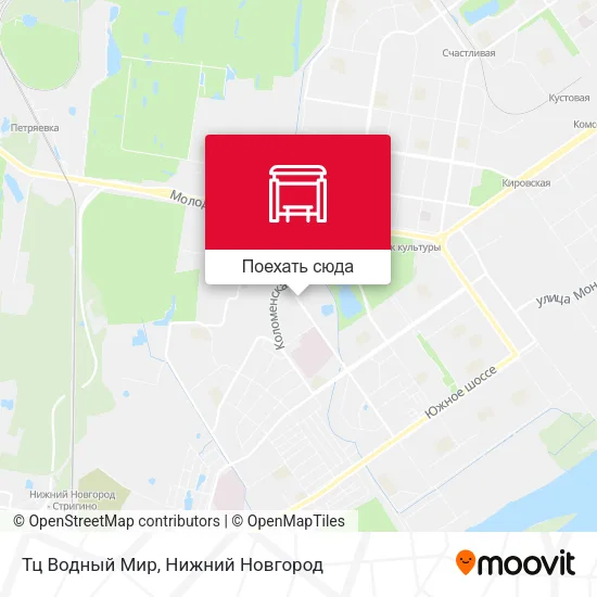 Карта Тц Водный Мир