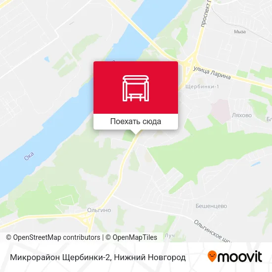Карта Микрорайон Щербинки-2