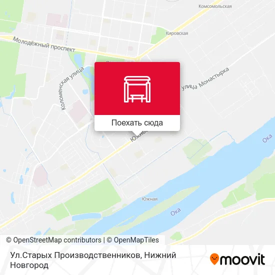 Карта Ул.Старых Производственников