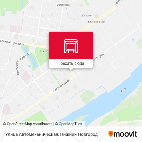 Карта Улица Автомеханическая