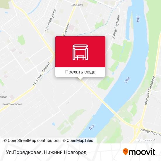 Карта Ул.Порядковая