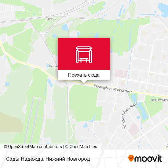Карта Сады Надежда