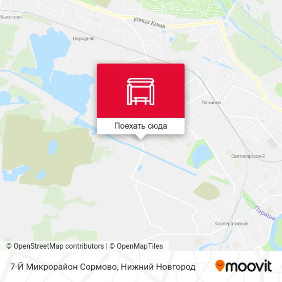 Карта 7-Й Микрорайон Сормово