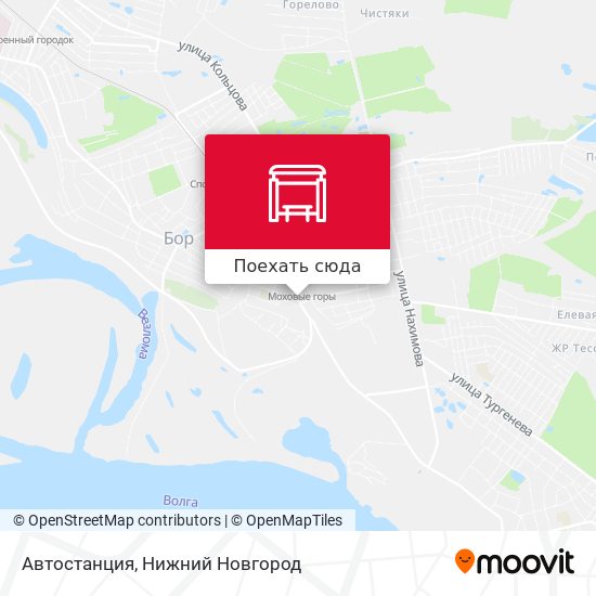 Карта Автостанция