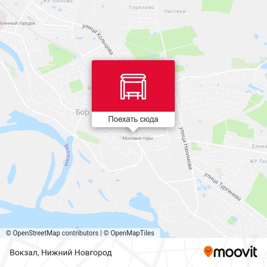 Карта Вокзал