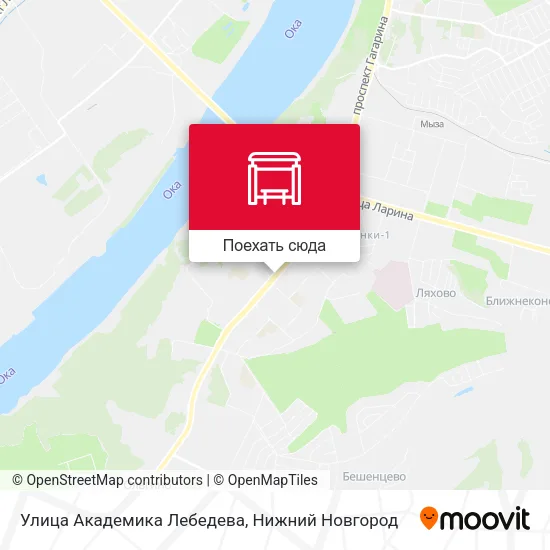 Карта Улица Академика Лебедева
