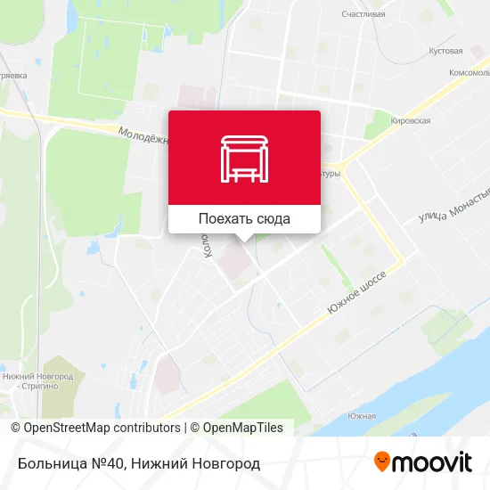 Карта Больница №40