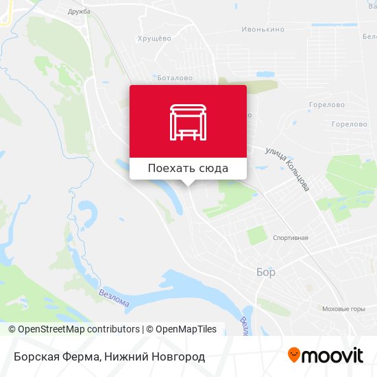 Карта Борская Ферма