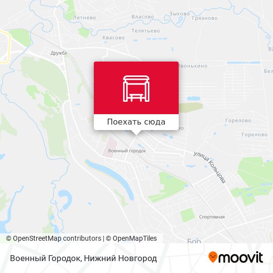 Карта Военный Городок