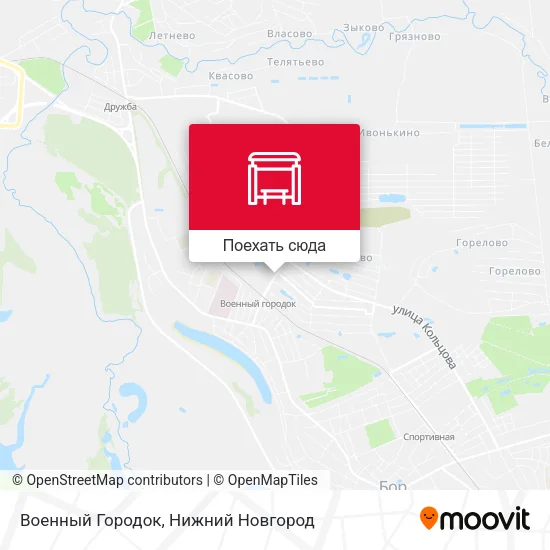 Карта Военный Городок