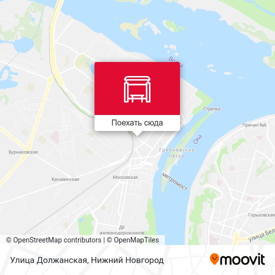 Карта Улица Должанская
