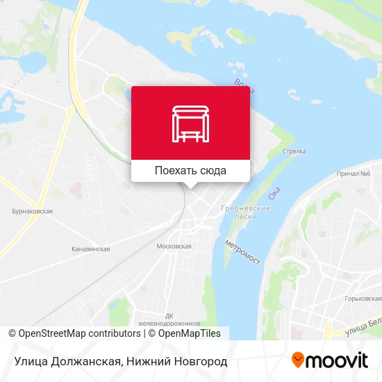 Карта Улица Должанская