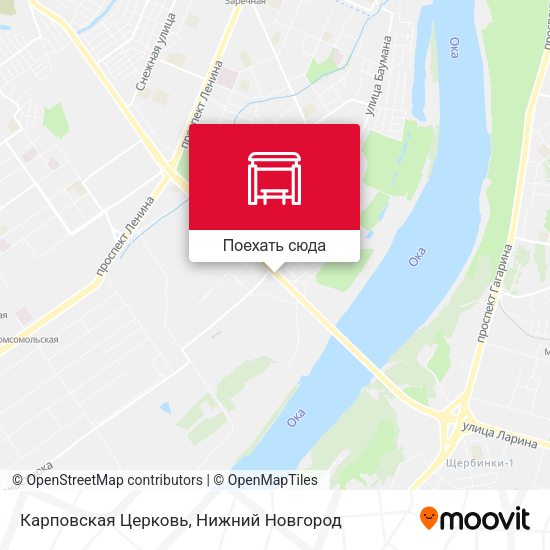 Карта Карповская Церковь