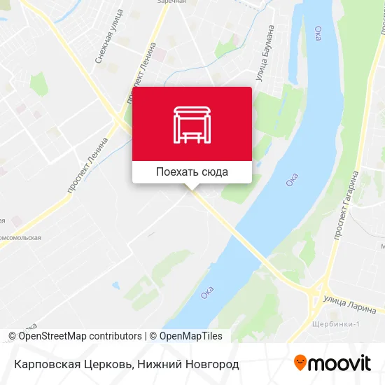 Карта Карповская Церковь