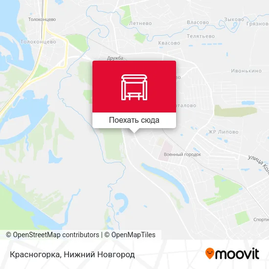 Карта Красногорка