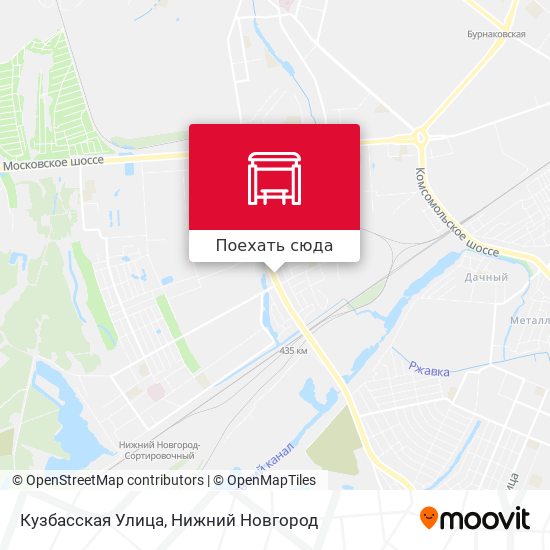 Карта Кузбасская Улица