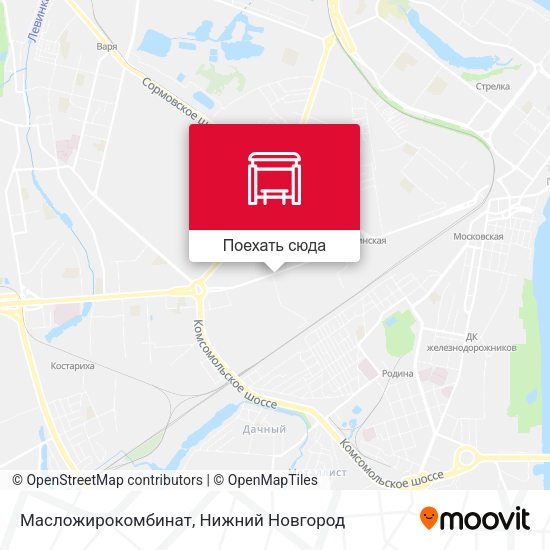 Карта Масложирокомбинат