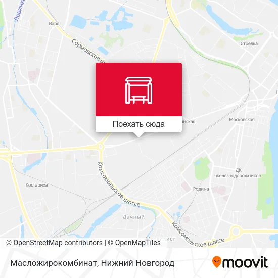Карта Масложирокомбинат