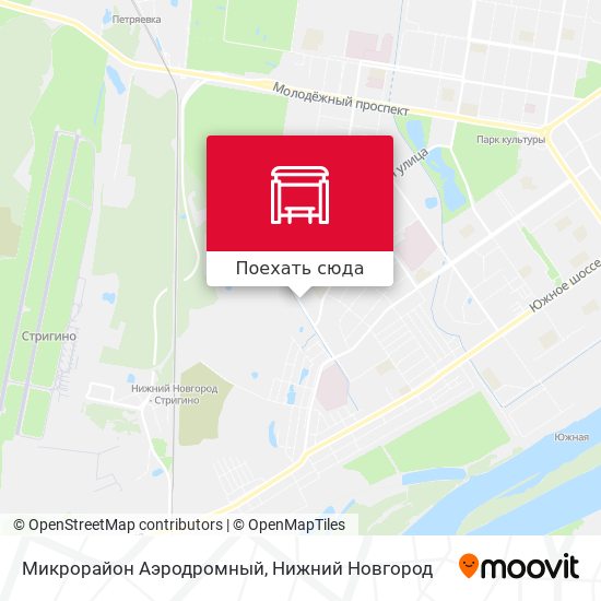 Карта Микрорайон Аэродромный