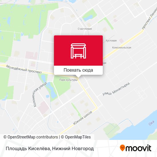Карта Площадь Киселёва