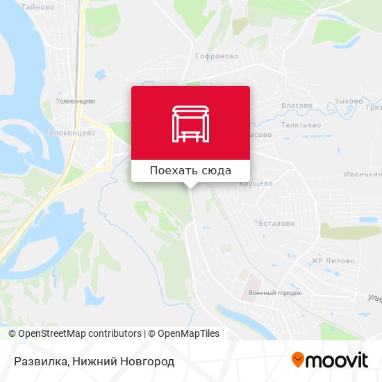 Карта Развилка