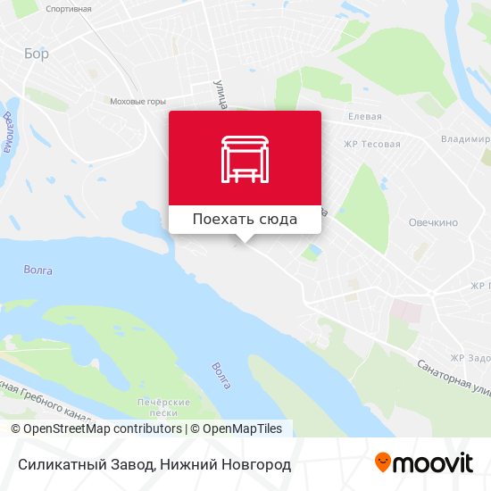Карта Силикатный Завод