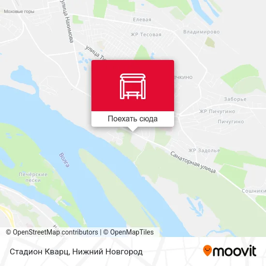 Карта Стадион Кварц