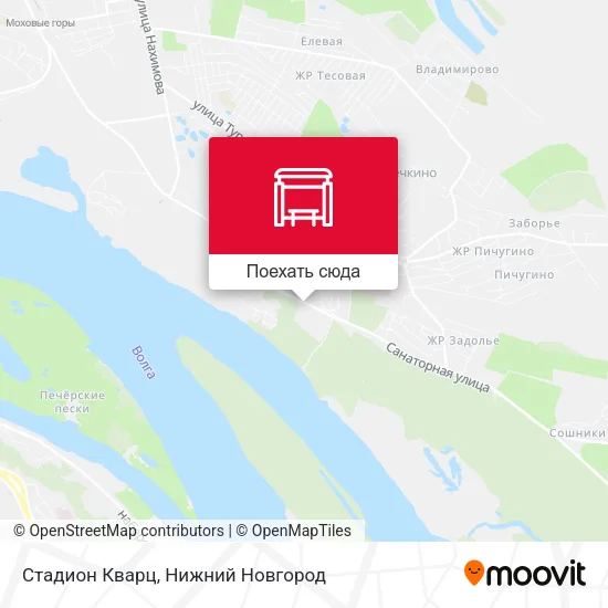 Карта Стадион Кварц