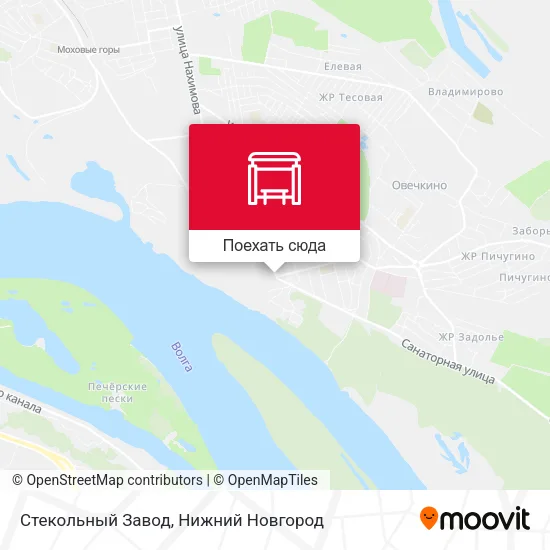 Карта Стекольный Завод