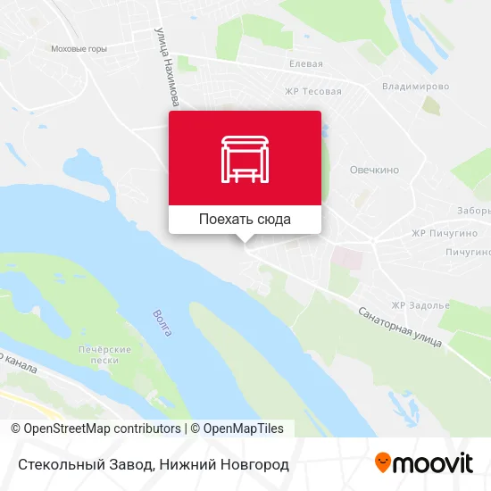 Карта Стекольный Завод