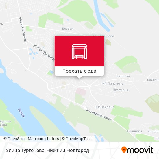 Карта Улица Тургенева