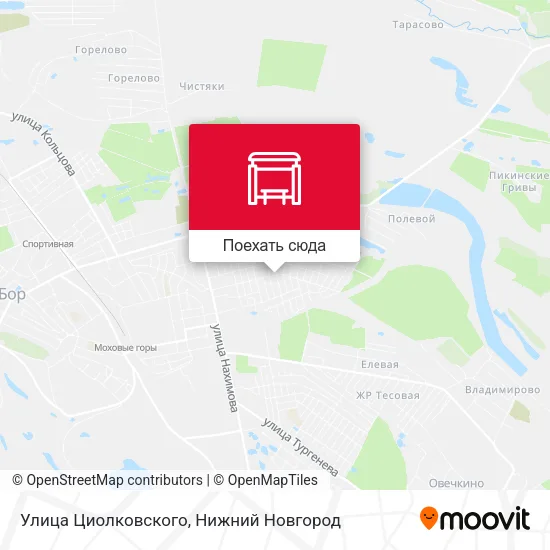 Карта Улица Циолковского