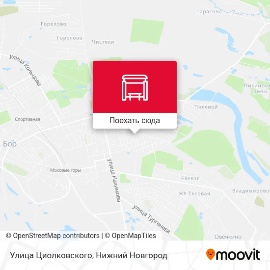 Карта Улица Циолковского